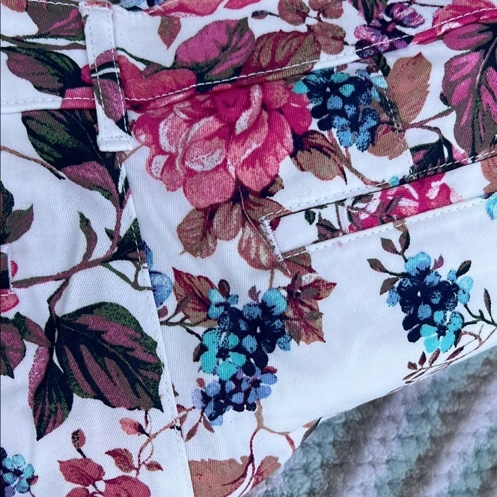 Floral Kids Bottoms - Pink and White